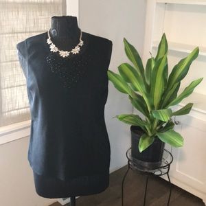 Cable & Gauge Black sleeveless tank Sz XL